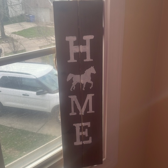 HOME Horse Decor Sign 20 in tall - Picture 1 of 3
